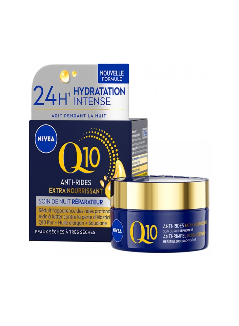 Q10 Anti-Wrinkle Extra Nourishing Repairing Night Care 50 ml