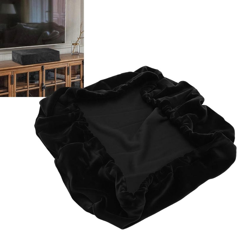 GOWENIC Dust Cover for AT LP120XBT USB AT LP120XUSB Compatible Turntable (Not Compatible for LP120), Light, Dust, Scratch Protection, Fabric (Black) - Image 5
