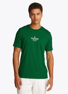 TOMMY HILFIGER Rwb Logo Print  Crew Neck T-Shirt  - Image 1