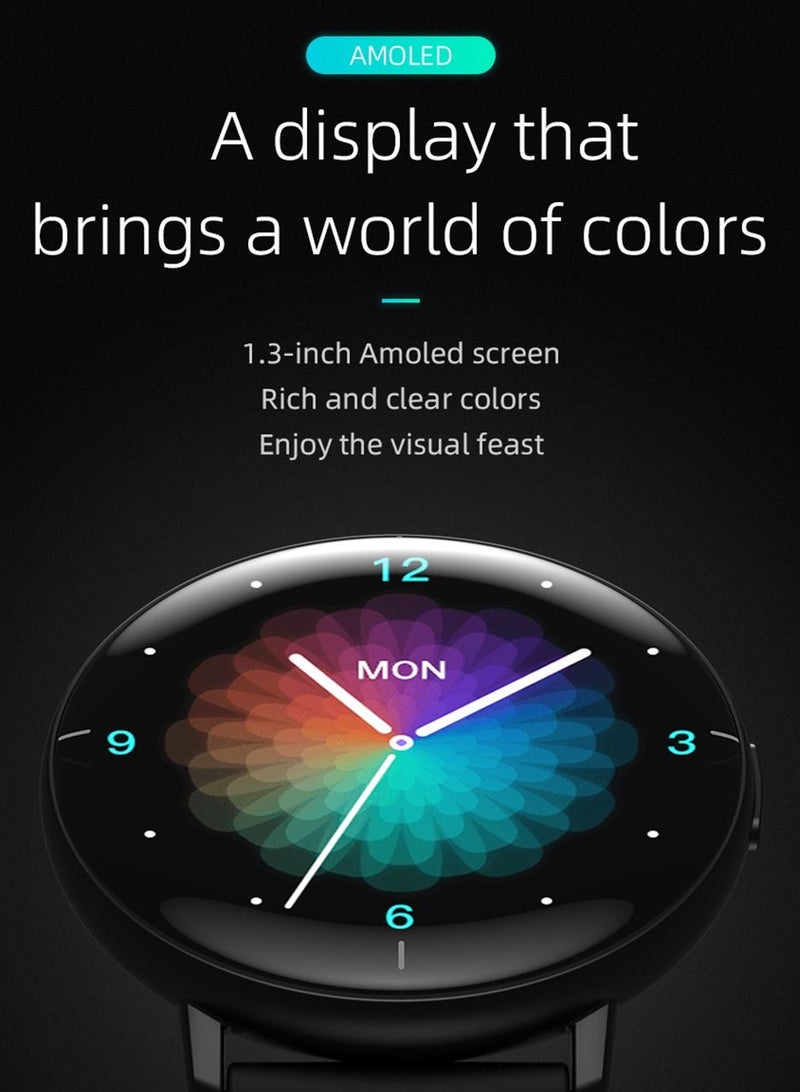 ميبرو ساعة ذكية لايت 1.3 انش امو ال اي دي مع متعقب اللياقة البدنية - Image 3