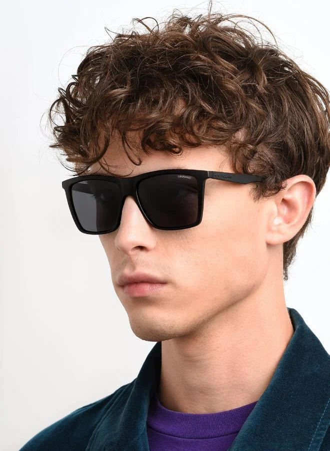 بولارويد Men's نظارة شمسية مستطيلة بولارويد للرجال
