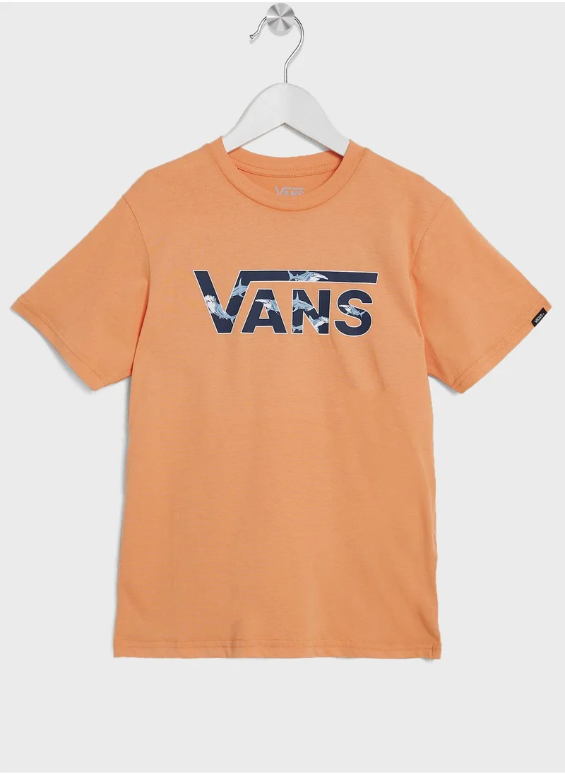 VANS Essential Classic Logo Fill Boys T-Shirt