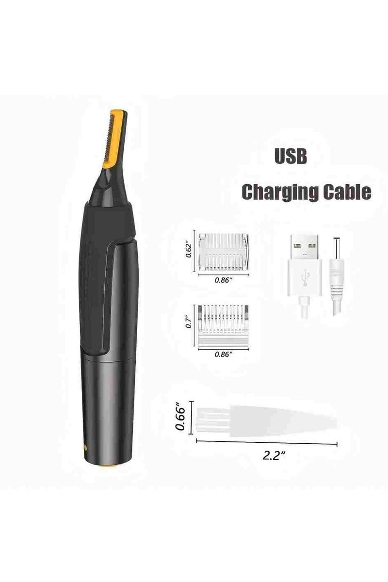ماكينة حلاقة كهربائية دقيقة لشعر الوجه والجسم للرجال والنساء، آمنة لجميع أنواع البشرة - Image 1