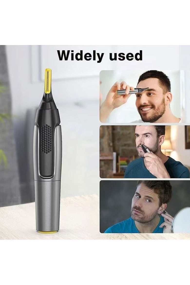 ماكينة حلاقة كهربائية دقيقة لشعر الوجه والجسم للرجال والنساء، آمنة لجميع أنواع البشرة - Image 2