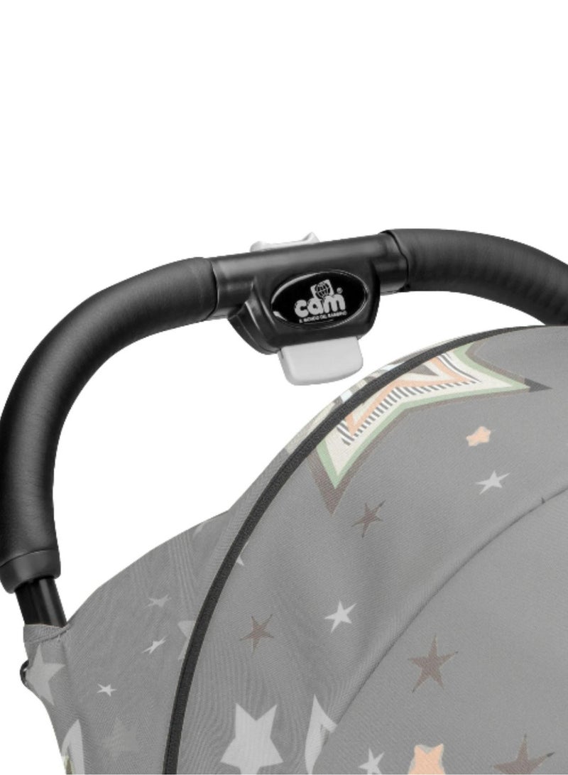 cam مظلة قابلة للطي فائقة الصغر 199 عربة أطفال بإطار من الألومنيوم وحزام أمان من 5 نقاط - Image 5