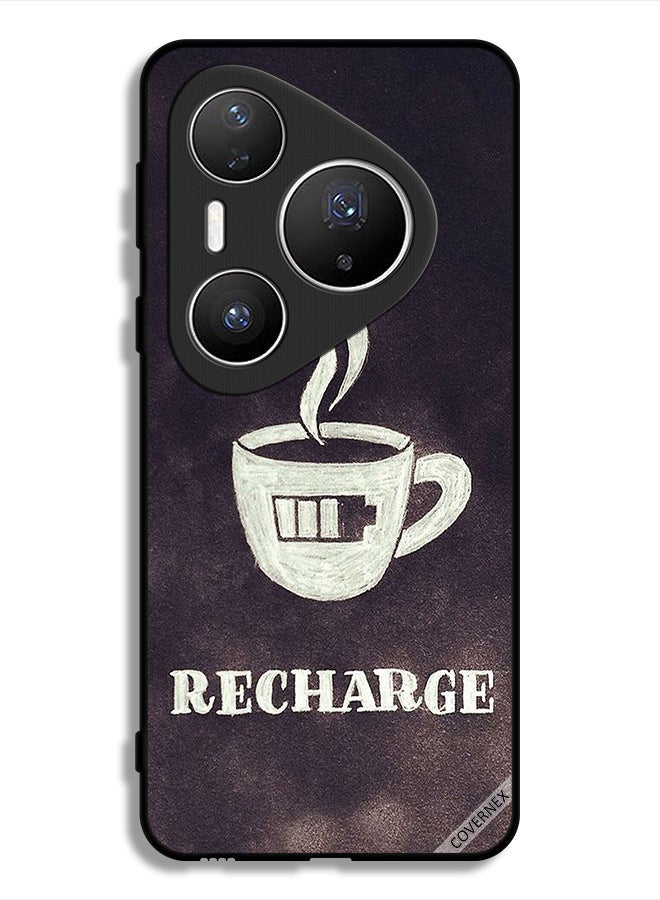 Covernex Huawei Pura 80 Pro Protective Case Cover Coffee Recharge - Image 1