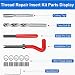 Alltooetools M10 X 125 Thread Repair Kit Metric Helicoil Kit with HSS Drill Bit 10PC Wire Thread Inserts - Image 4