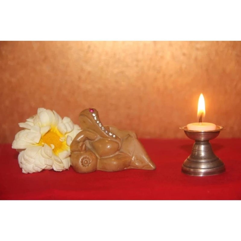 Om Phool Batti Cow Ghee Diya Batti for Puja 30 min Burning Time 100 Wax Free Pooja Ghee Batti for Home Decoration Festivals Religious Rituals Handmade Cotton Wicks 100 Pcs - Image 4