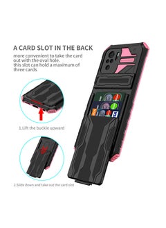 RICOONLINE Shockproof Protective Case Cover for Redmi Note 10 4G/Note 10S Pink  - Image 2