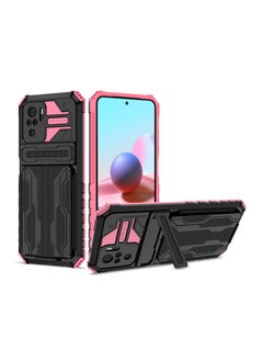 RICOONLINE Shockproof Protective Case Cover for Redmi Note 10 4G/Note 10S Pink  - Image 1