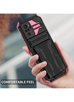 RICOONLINE Shockproof Protective Case Cover for Redmi Note 10 4G/Note 10S Pink  - Image 5