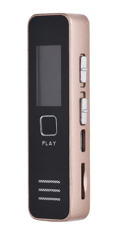 Technoview Digital Voice Recorder Audio Mini Dictaphone + MP3 Player USB Flash Drive TF Card (SD Card not Included) (L.C.D Display) - Image 1