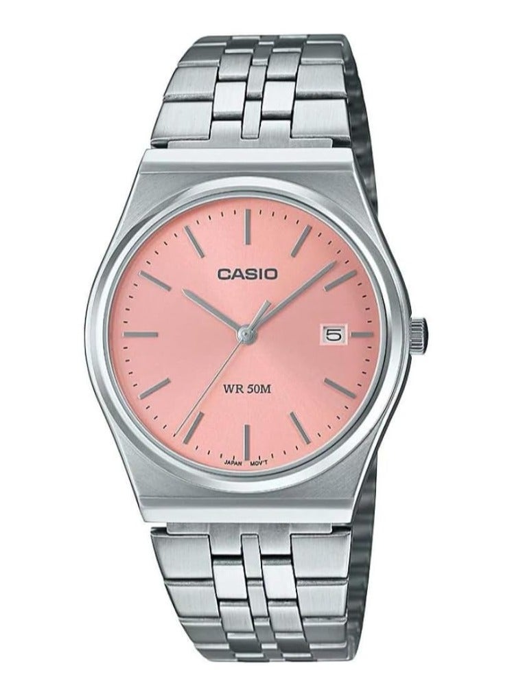 CASIO Unisex Analog Quartz Stainless Steel Watch MTP-B145D-4A - Image 1