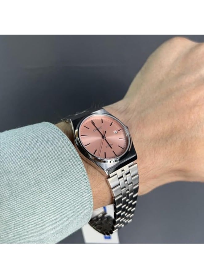 CASIO Unisex Analog Quartz Stainless Steel Watch MTP-B145D-4A - Image 2