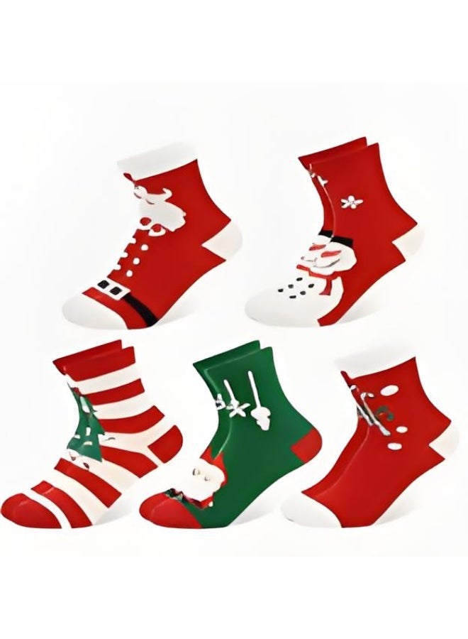 إسكدنيا جوارب عيد الميلاد مضحكة جوارب عيد الميلاد الدافئة الحرارية الابتكار هدية جوارب لعيد الميلاد هدية - Image 1