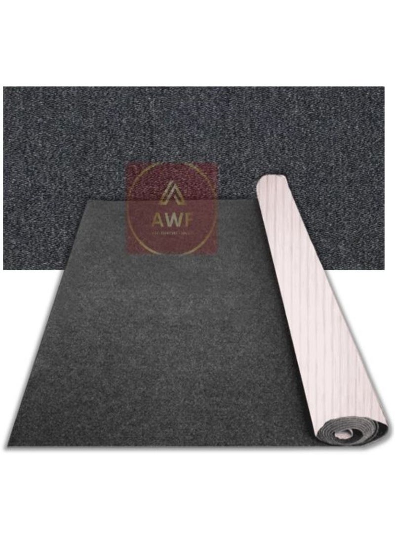 AL WADI FURNITURE AWF Al Wadi Furniture Loop Pile Carpet Charcoal - Image 1