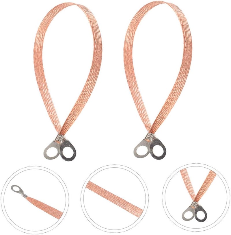 PRETYZOOM 5pcs Automotive Battery Cables Braided Grounding Straps Grounding Braid for Car Cable Automotive - Image 5