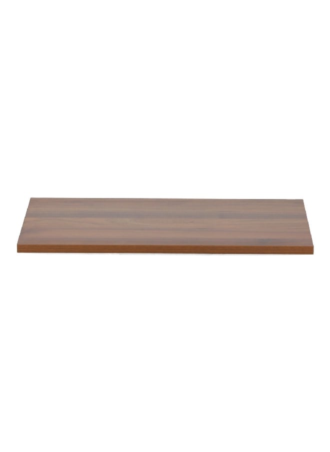 Micasa - Modern Designed Rectangular Wall Mounted Wooden Floating Shelf Walnut 90 x 30 cm 15484 - Image 1