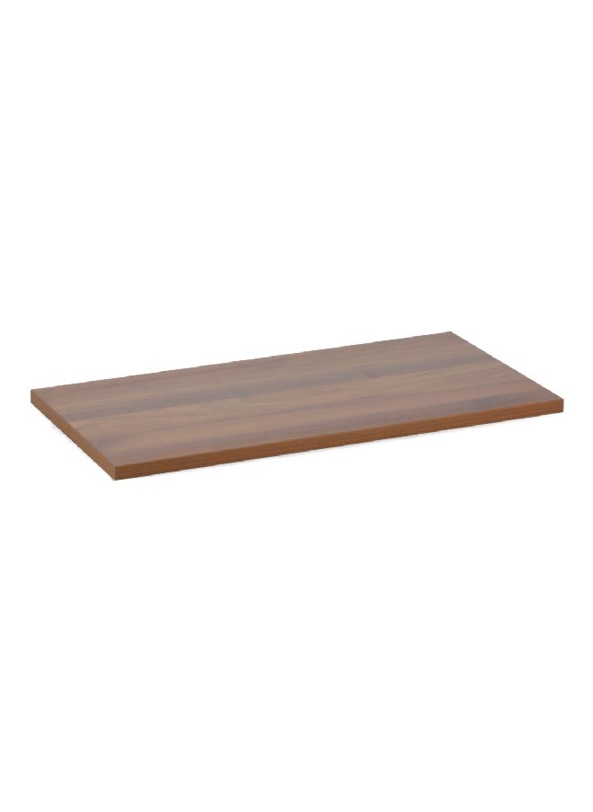 Micasa - Modern Designed Rectangular Wall Mounted Wooden Floating Shelf Walnut 90 x 30 cm 15484 - Image 1