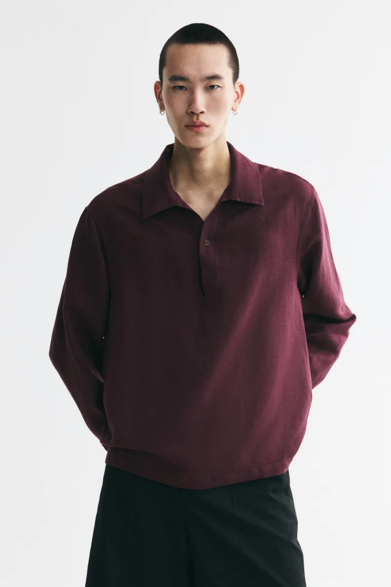 Relaxed Fit Popover shirt