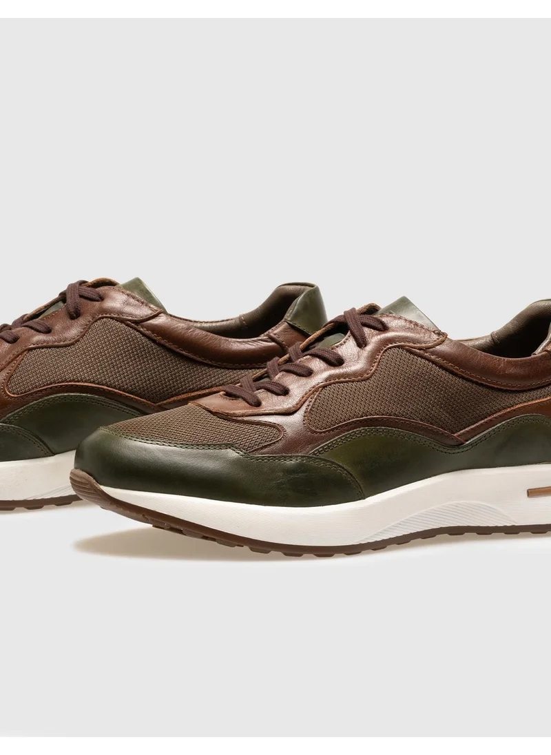 Cabani Khaki Lace-up Men's Sports Shoes