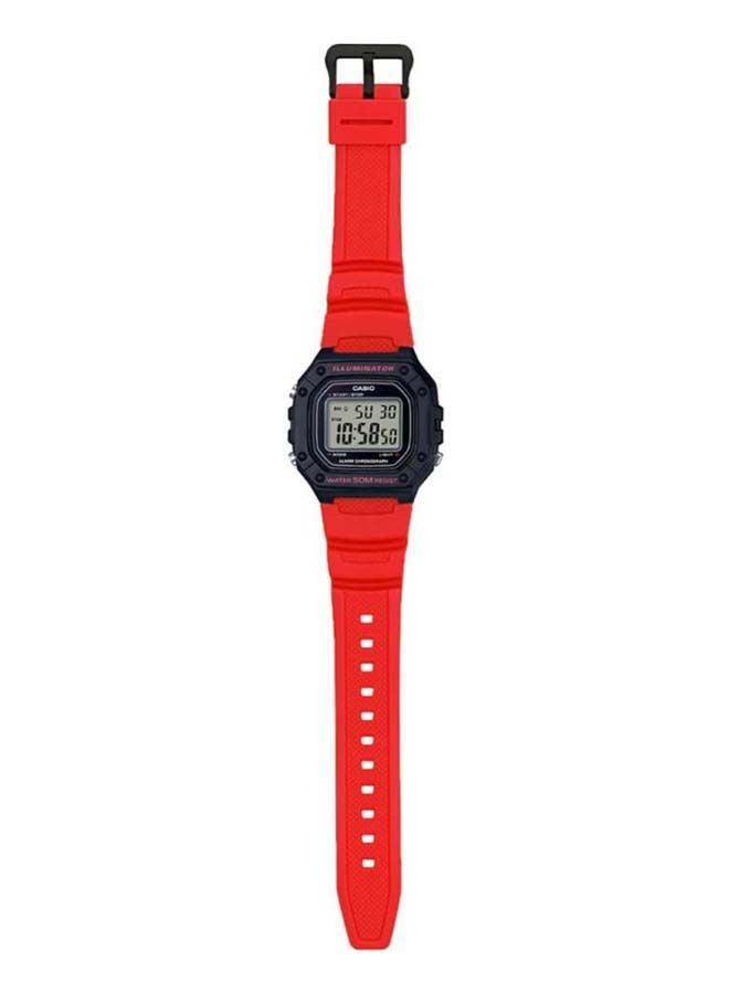 CASIO Men Resin Digital Wrist Watch W-218H-4BVDF - Image 3