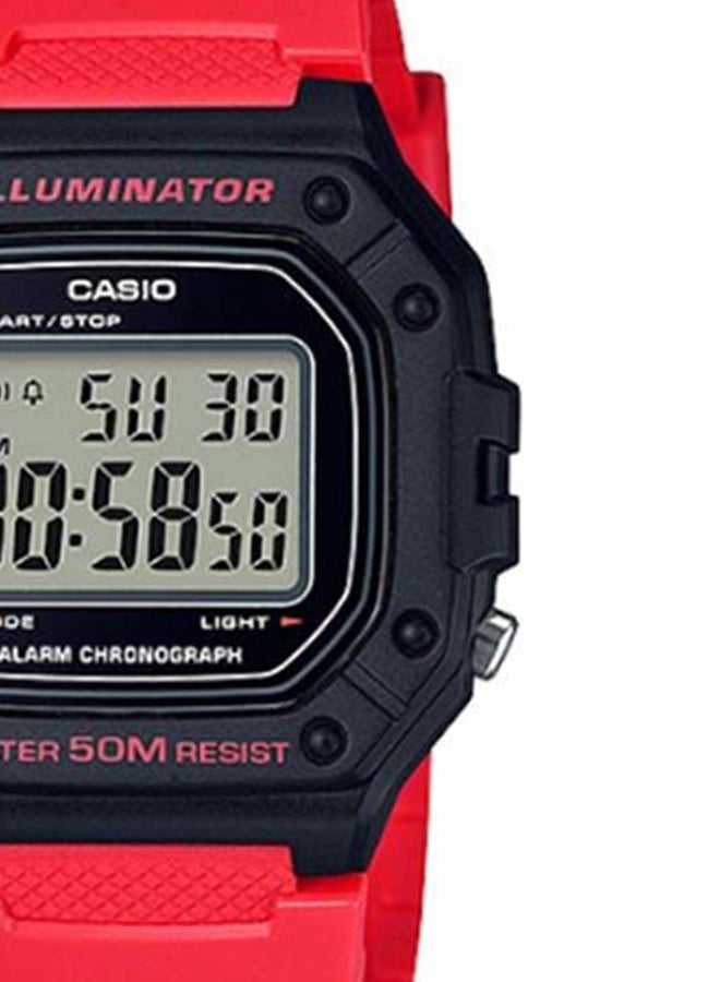 CASIO Men Resin Digital Wrist Watch W-218H-4BVDF - Image 5