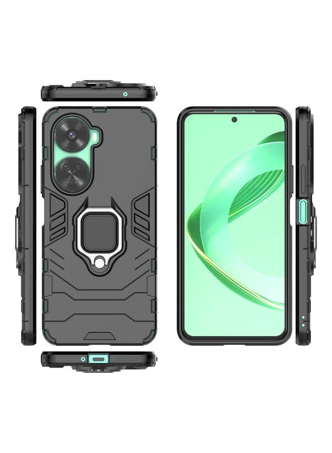 اس-توب جراب لهاتف Huawei nova 11 SE 4G مزود بحلقة مغناطيسية وغطاء هاتف من البولي يوريثان الحراري - Image 3