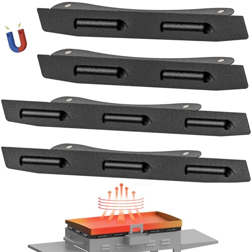 PANXUAN Upgraded Magnetic Wind Guards for 36” Blackstone Griddle, Grill Accessories for Griddle Grill and Camping, 5015 Stainless Steel Wind Screens Protect Flame Hold Heat Save Gas Compatible with Hood - Image 1