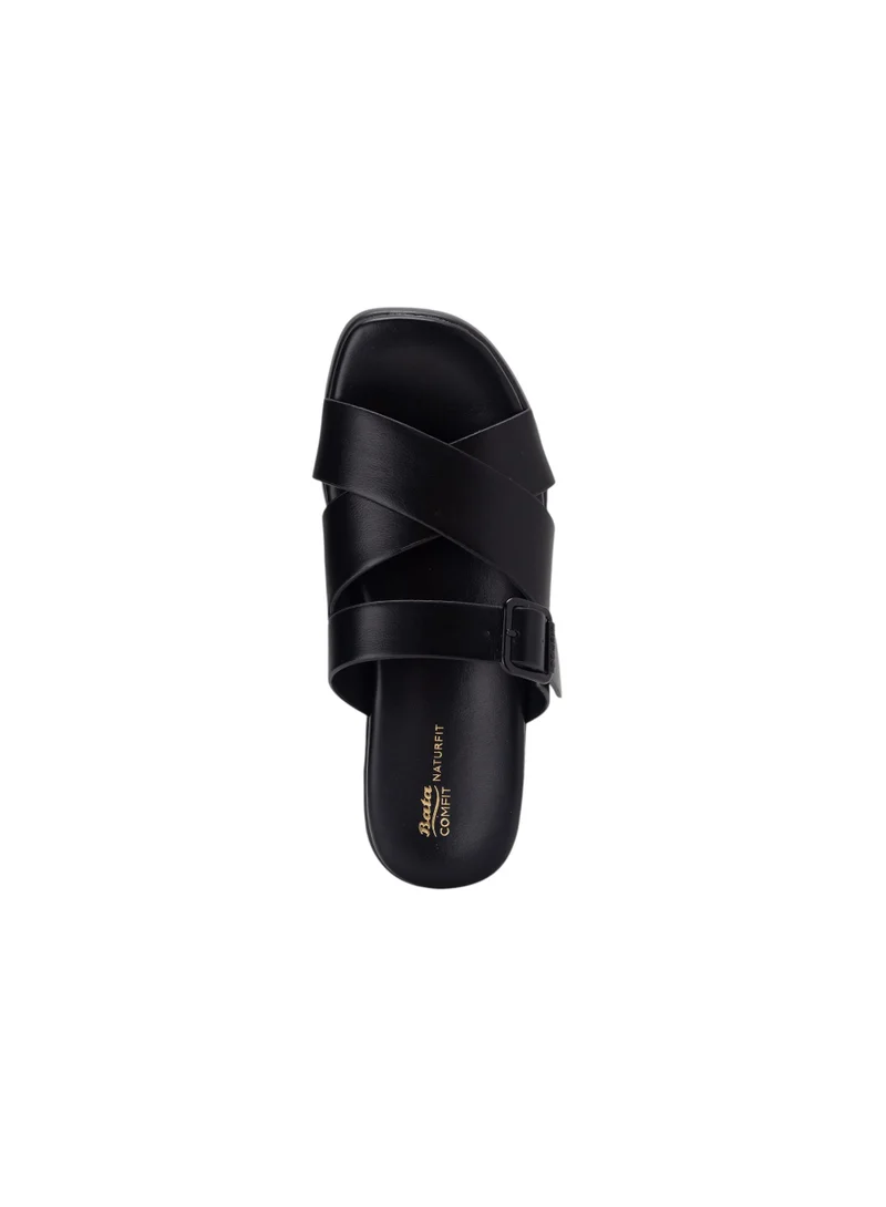 Bata  Comfit Platform Slide Sandals  | Best Price UAE