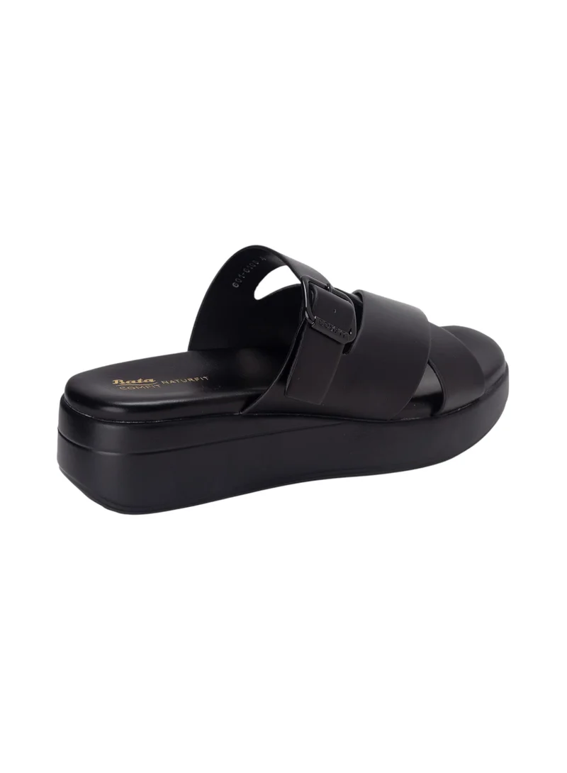 Bata  Comfit Platform Slide Sandals  | Best Price UAE