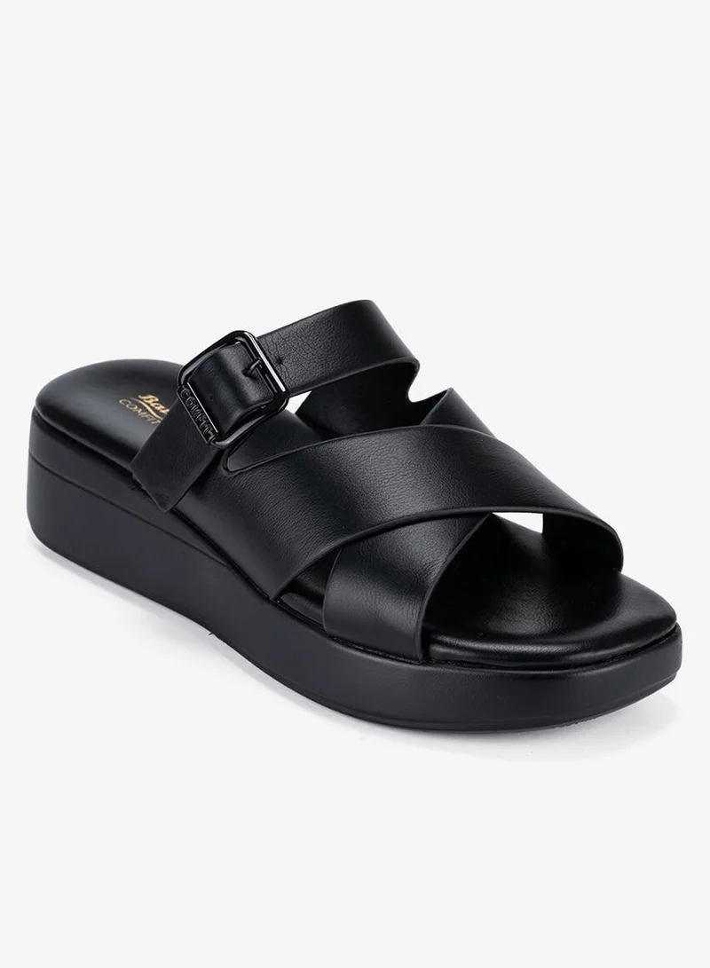 Bata Comfit Platform Slide Sandals