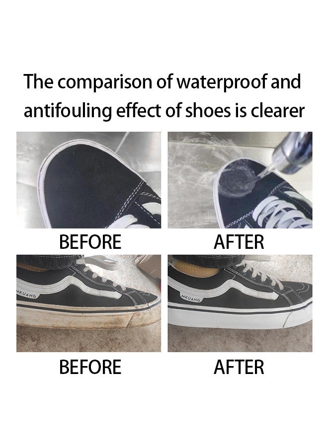 JADE KWOKS Waterproof Spray,Long Lasting High Performance Universal Shoes Dirt Protector Spray ，Universal Protector Spray Colourless Clear，Oil Proof Anti Fouling and Waterproof Shoes Spray，Unmatched Defense Against Dirt 120ml - Image 2