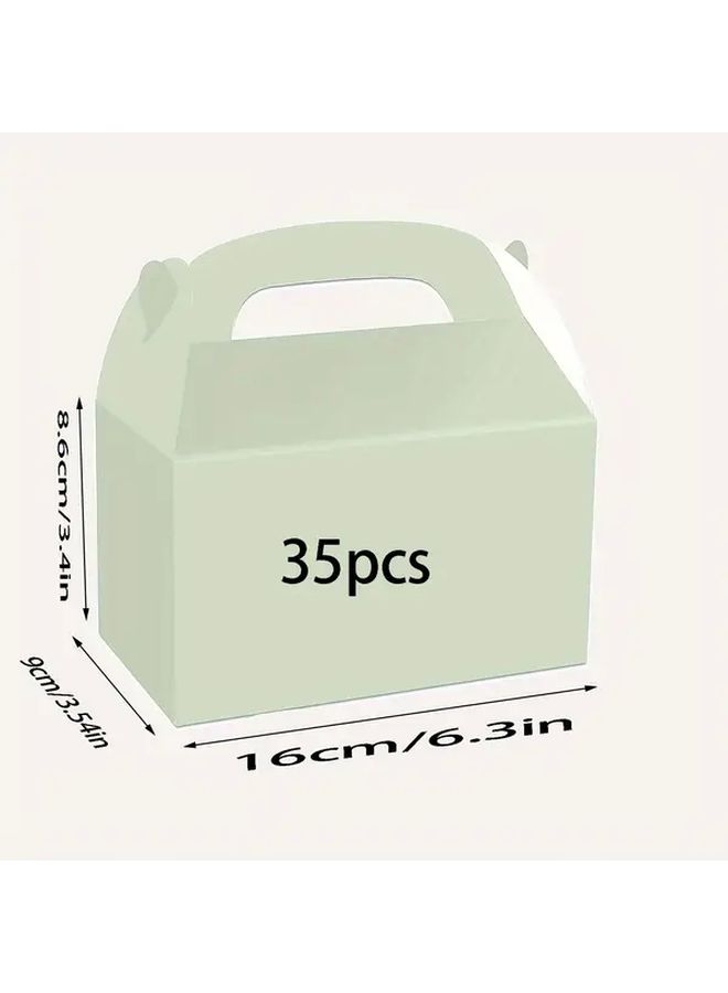 Orange Red Gift Box Set 35Pcs 16x9x8 6Cm For Gifting Souvenirs Afternoon Tea - Image 5