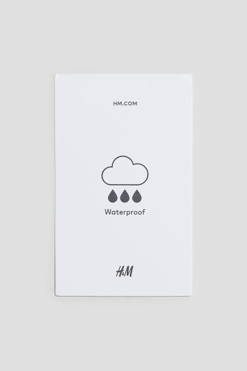 H&M Waterproof hi-top trainers