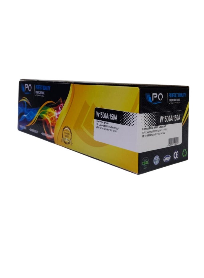 PQ PERFECT QUALITY Compatible Toner Cartridge W1500A (150A) Compatible with HP LaserJet M111 / MFP M141 - Image 1
