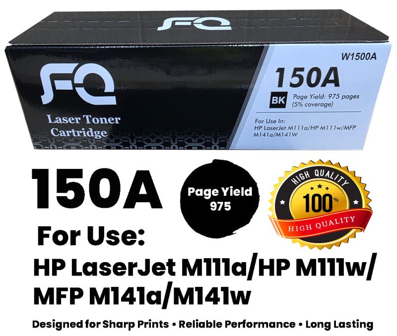 Compatible Toner Cartridge W1500A (150A) Compatible with HP LaserJet M111 / MFP M141 - Image 1