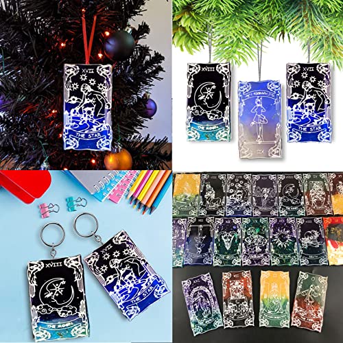 LTGICH Tarot Card Resin Molds - 22 Major Arcana Molds for DIY Cards, Keychains, Jewelry - Image 3
