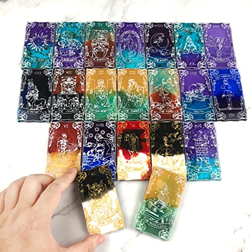 LTGICH Tarot Card Resin Molds - 22 Major Arcana Molds for DIY Cards, Keychains, Jewelry - Image 4