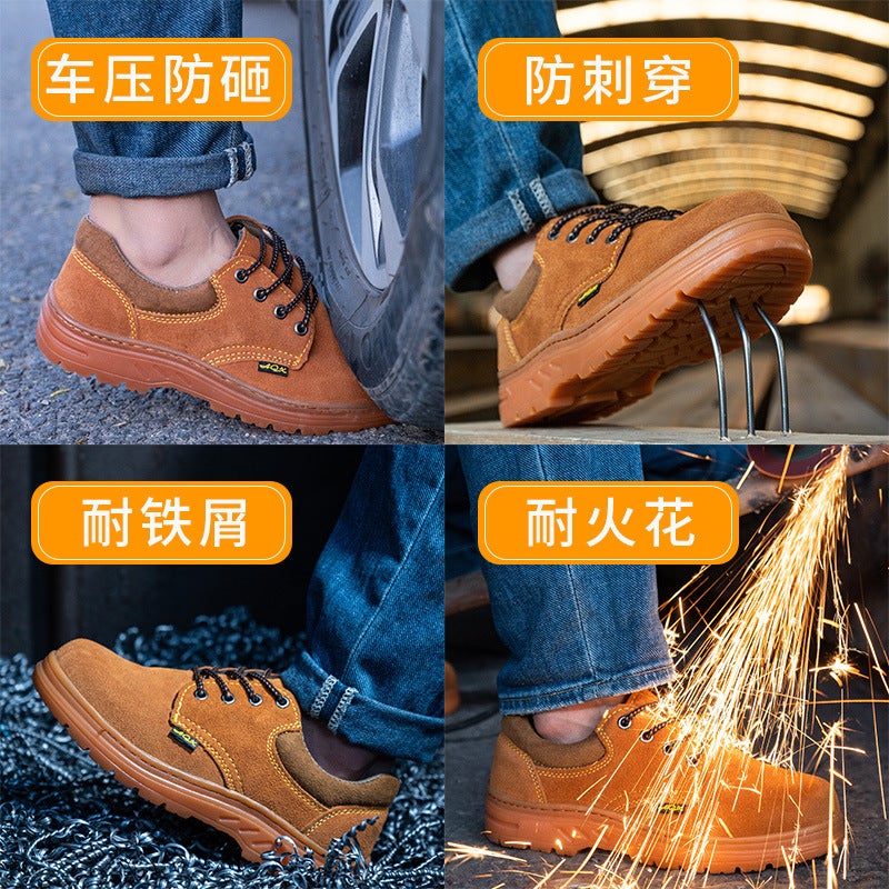 Men's Safety Boots with Steel Toe Cap, Impact & Puncture Resistant, Breathable - Image 4