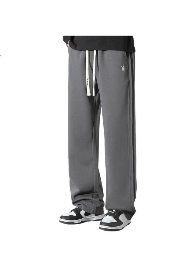 Playboy Men'S Spring And Summer Casual Pants Men'S Loose Straight-Leg Sports Trendy Long Pants - Image 1