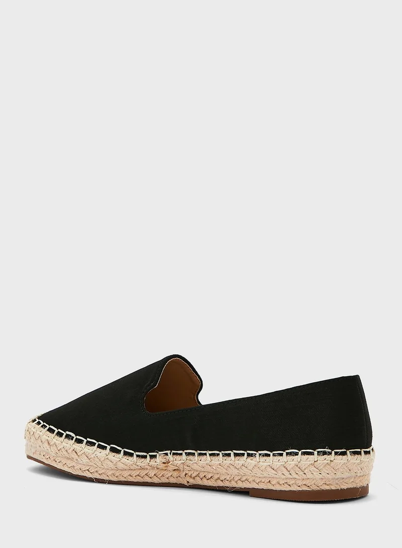 ELLA Shiny Flat Espadrille