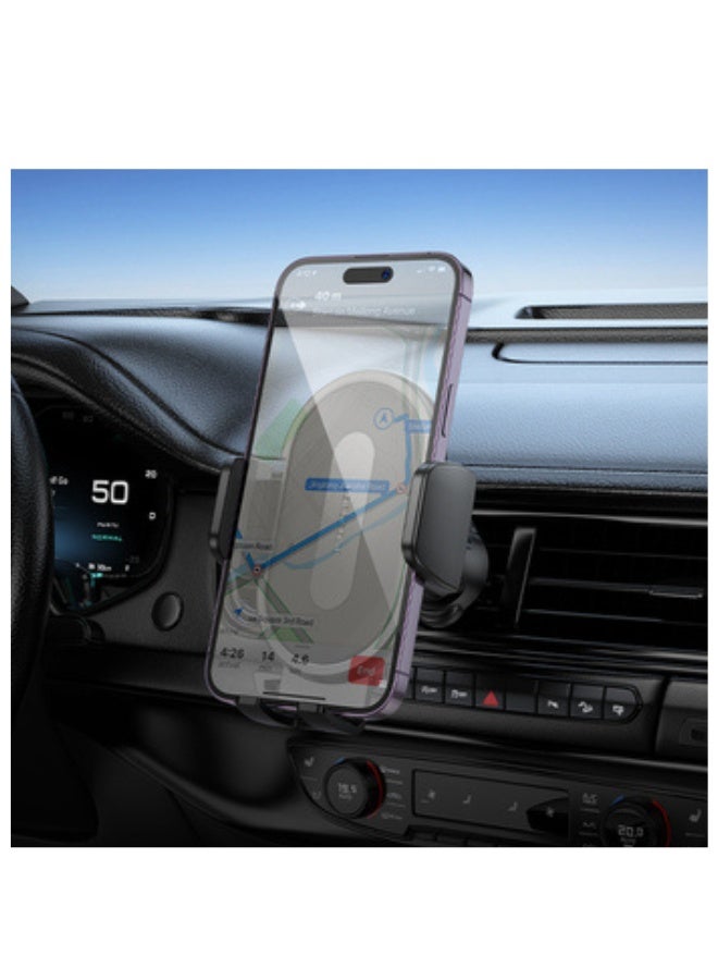 بوروفون Borofone Car holder BH133 Rio to air vent black - Image 2