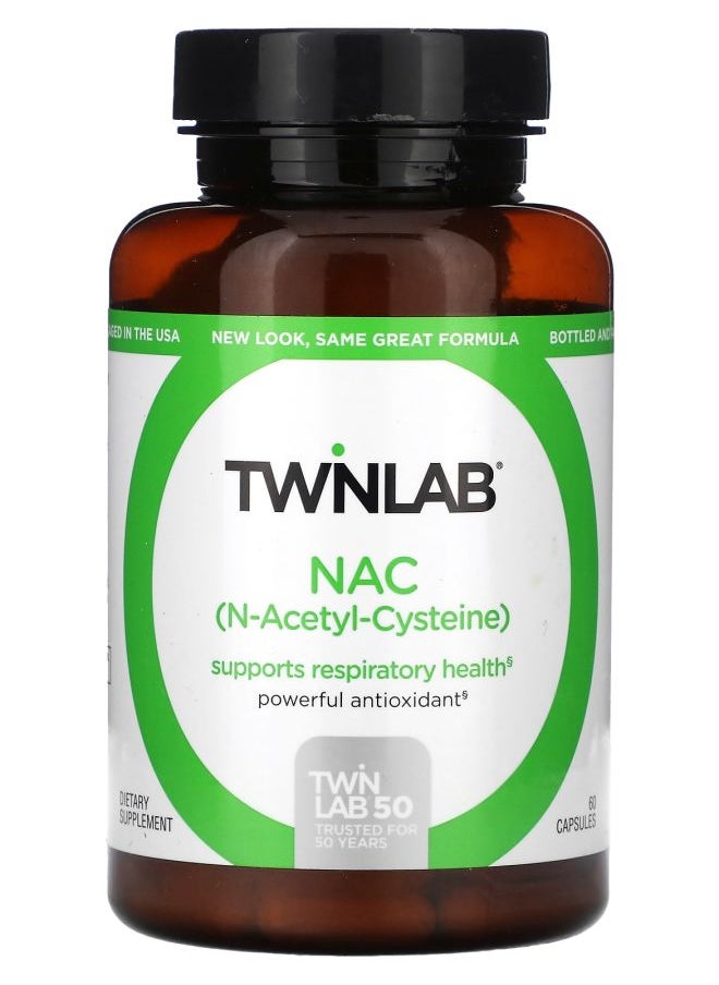 Twinlab NAC 60 Capsules 