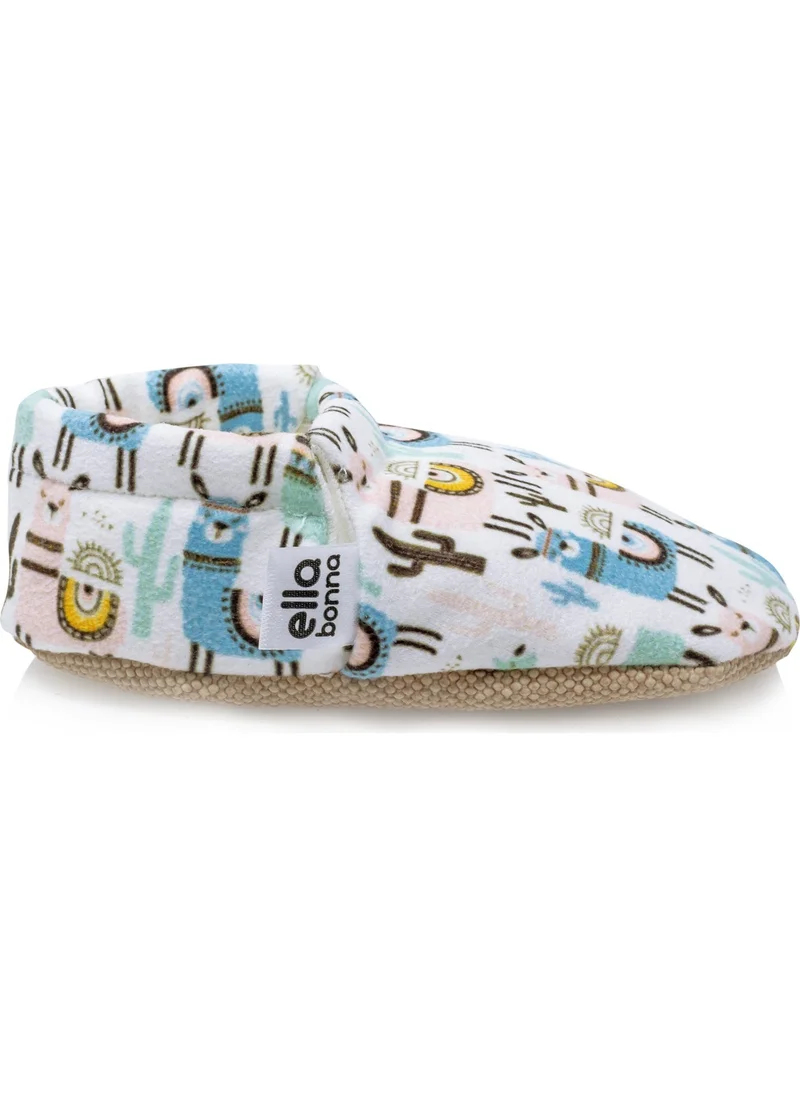 ايلا بونا Anti-Slip Sole Lama Baby Booties, Home Boots Slippers Nursery Shoes Slippers