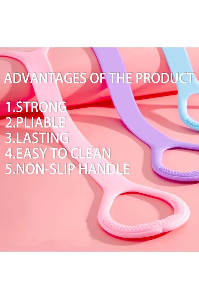 INSIJAM 3 Pack Figure 8 Resistance Band Stretching Strap Fitness Elastic Rope Execrise Workout for Arm Back Chest and Shoulder Yoga Pilates Stretching Physical Therapy Equipment - Image 2