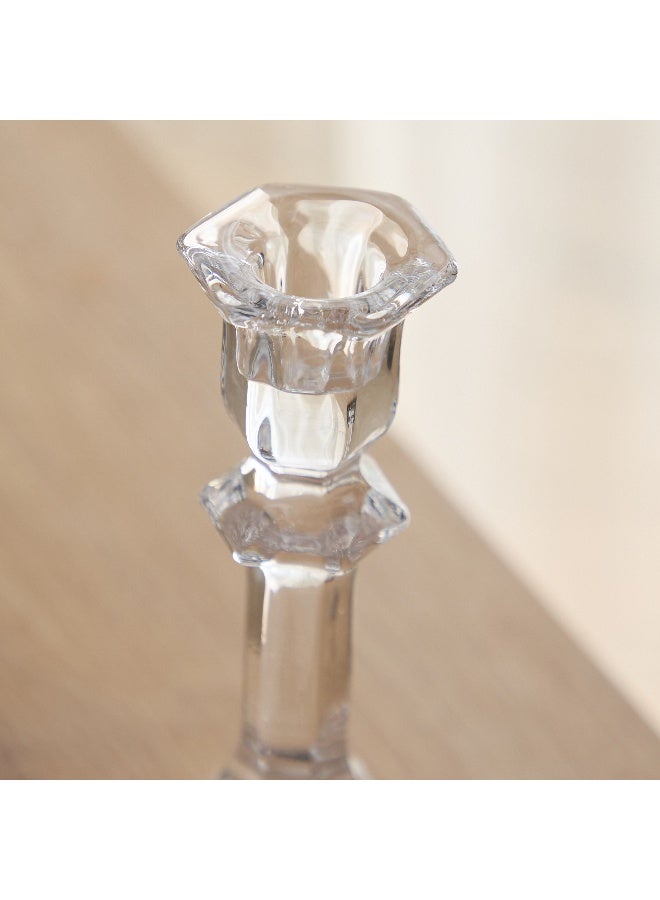 Home Box حامل شموع زجاجي شفاف لتزيين المنزل - Image 3