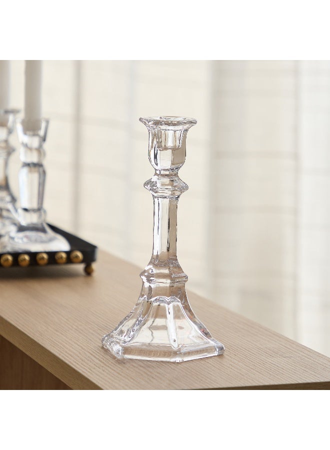 Home Box حامل شموع زجاجي شفاف لتزيين المنزل - Image 2