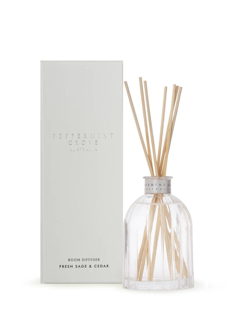 بيبيرمنت جروف Peppermint Grove - Diffuser 200ml - Fresh Sage & Cedar