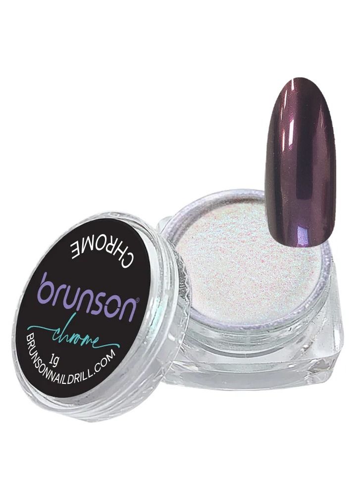 Chrome Nail Powder Mirror Nail Powder, Metallic Nail Powder Holographic Mirror Effect Nail Art Decoration Manicure Pigment C-22